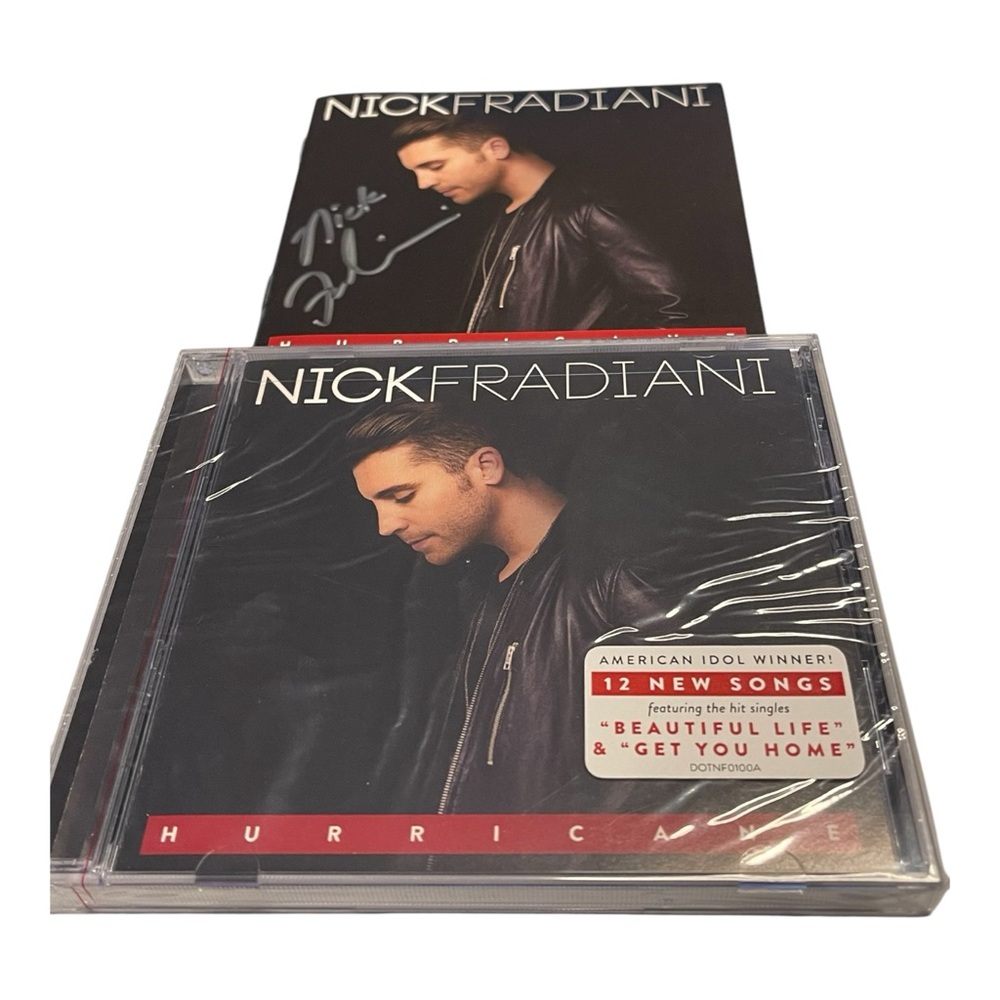 Nick Fradiani Signed Hurricane CD Sealed Autographed Booklet American Idol